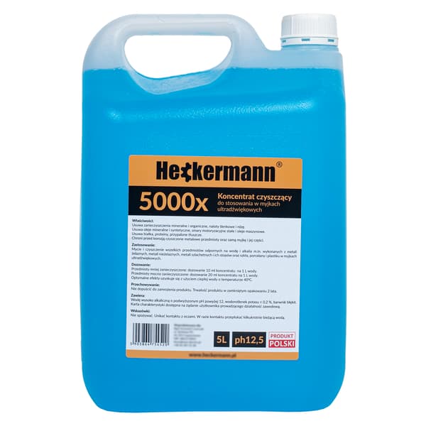 Heckermann pH12,5 ultralydsrenservæske 5L