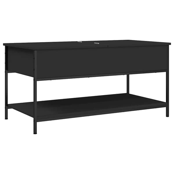 vidaXL sofabord, sort, 100x50x50 cm
