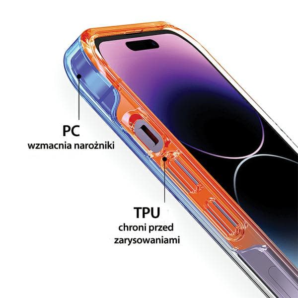 Araree Duple M Armor MagSafe -kotelo iPhone 13 Prolle, läpinäkyvä