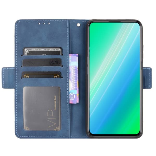 Realme C51 Flipfodral, Kortplats, Blå