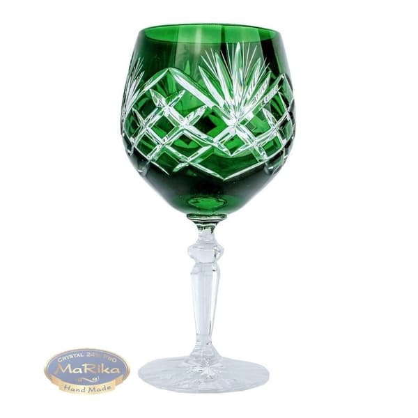 Smaragdkrystalvinglas 280 ml Ananas