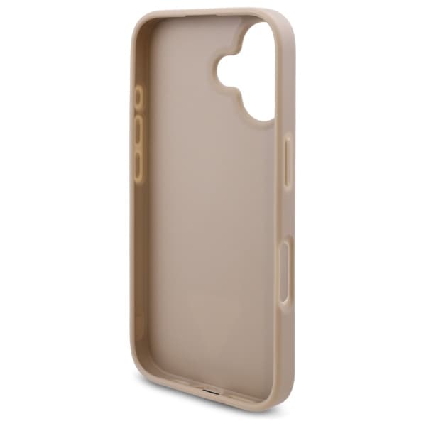 Guess New 4G Triangle-cover til iPhone 16, hvid