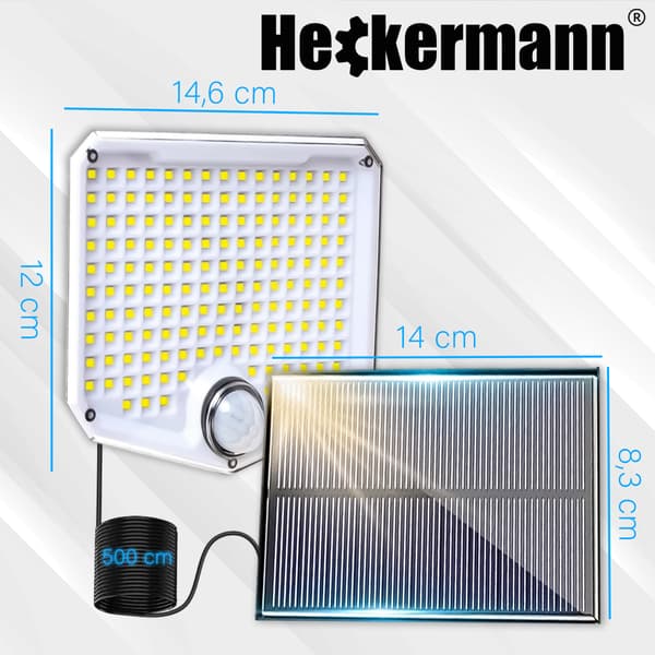 Heckermann TG-TY10401 udendørs solcellelampe
