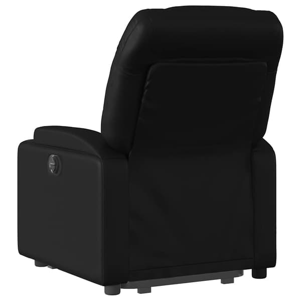 vidaXL elektrisk lænestol med massage, sort