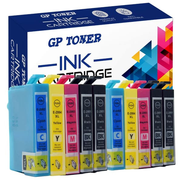 10x blæk til Epson GP-E2996CMYKK X2