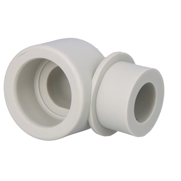 PP-albue nippel 90 grader 40 mm