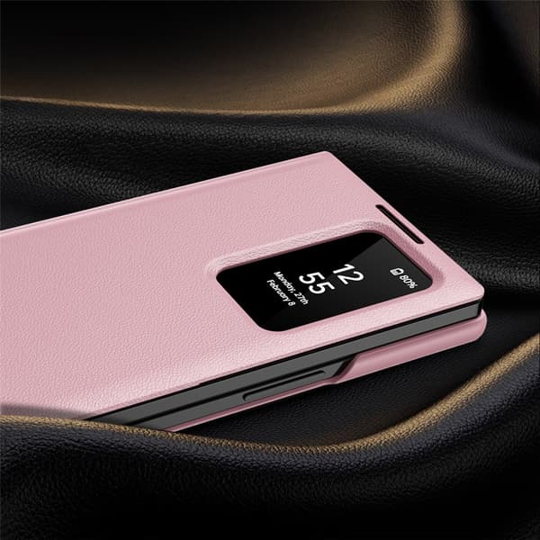 Samsung Galaxy Z Fold7 Smart View Plånboksfodral, Rosa