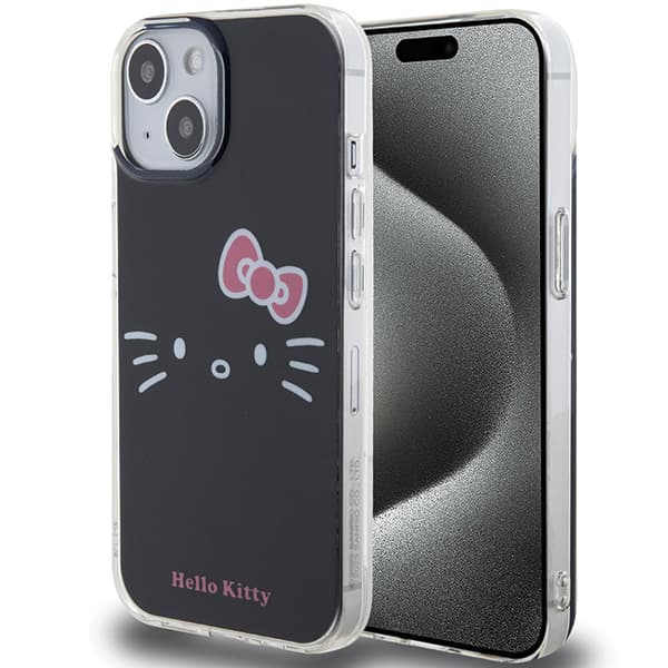 Hello Kitty IML Kitty Face-cover til iPhone 15