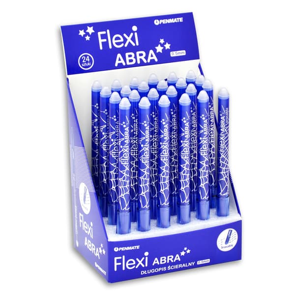 FLEXI ABRA SLETTERBAR KUGLEPEN BLÅ T7276 A'24
