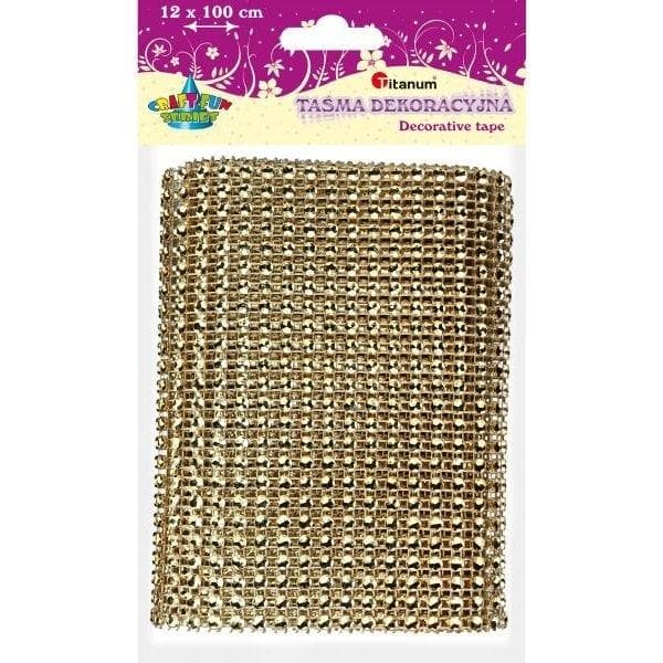 Guld krystalbånd