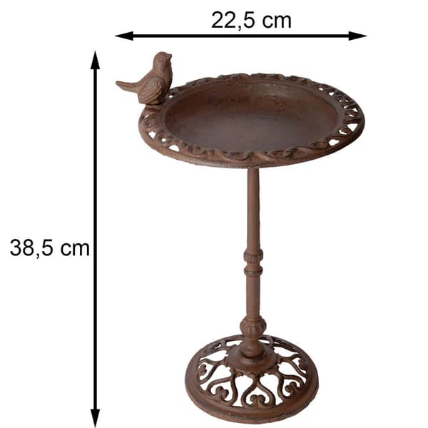 Fågelbad med 38,5 cm botten
