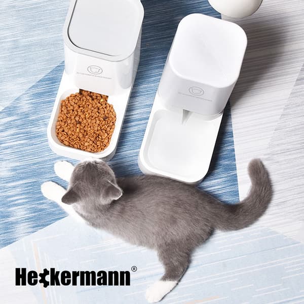 Heckermann vattenkanna och husdjursmatautomat