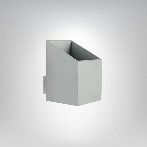 A1-Rubik Kort Vägglampa - Grå