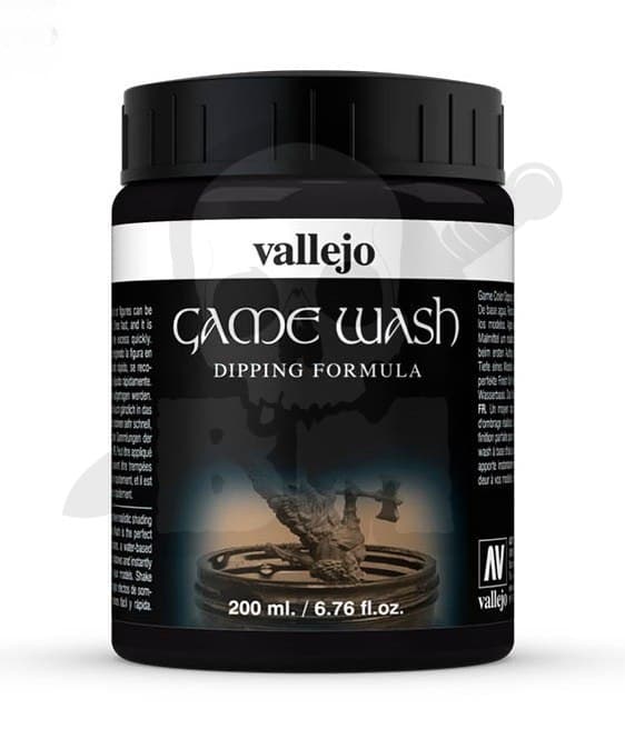 VALL-73301 Spilfarve Sort Vask 200ml