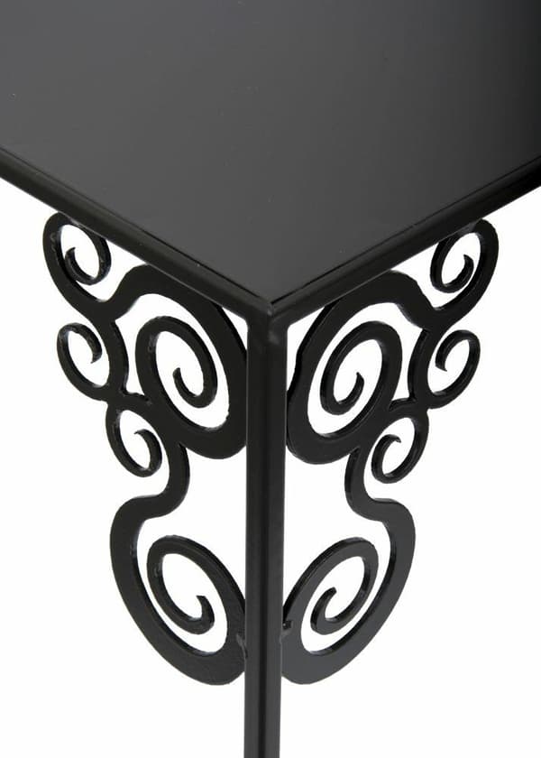 Moderne stående blomsterstander 60 cm sort