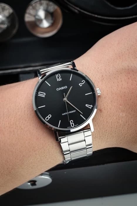 Herrklocka CASIO MTP-VT01D-1B2 (zd165i) + Låda