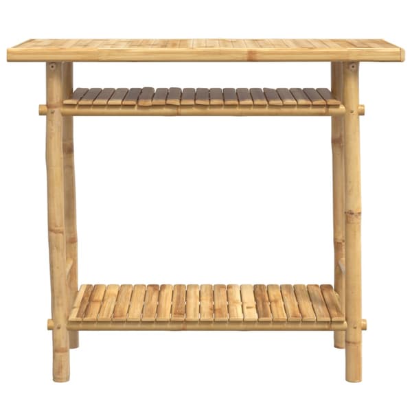 vidaXL Konsolbord 90x37x75 cm bambu