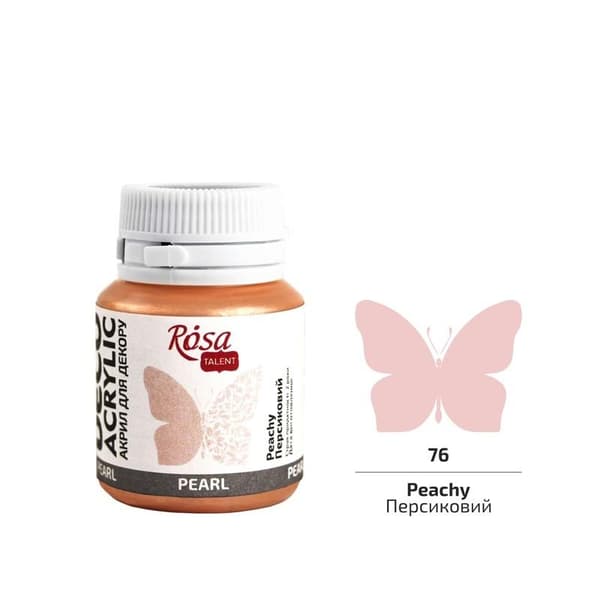 Akryl pärlfärg persika 76 20ml
