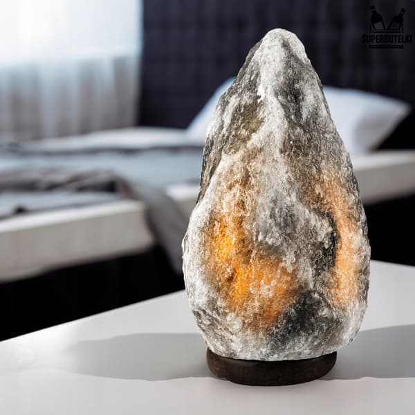 Saltlampa 3-5 kg grå - luftjonisator