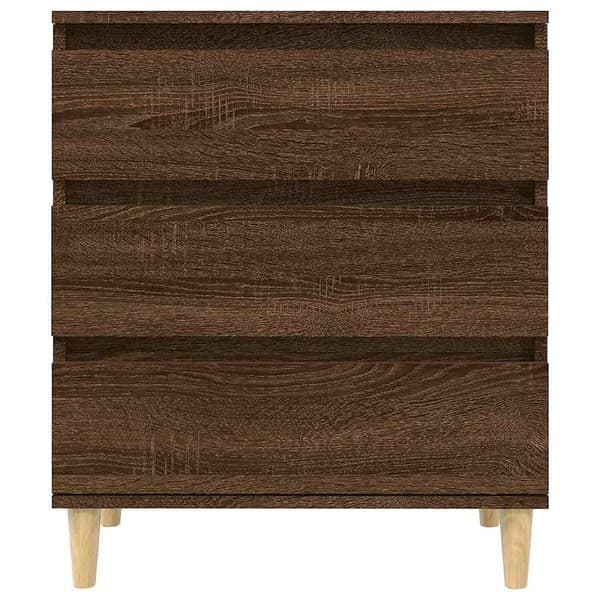 vidaXL kommode, brun eg, 60x35x70 cm, træbaseret materiale