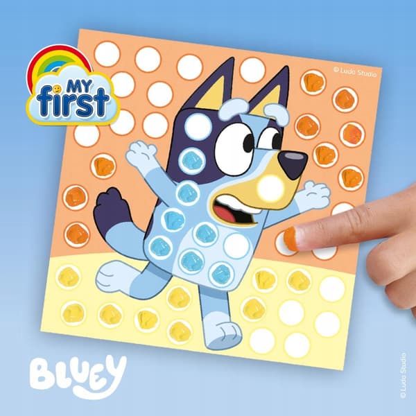 BLUEY fingermålningskortset SES Creative 14091 2+