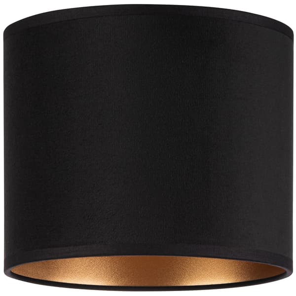 Tornado ASBGZ lampe, sort og guld fløjl