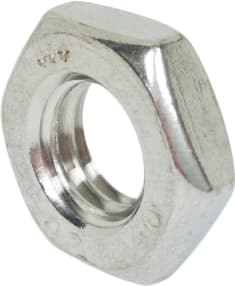 Låg sexkantsmutter M16 DIN439 A2 5 st
