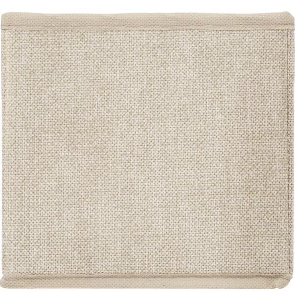 Beige förvaringslåda 31 x 15 cm