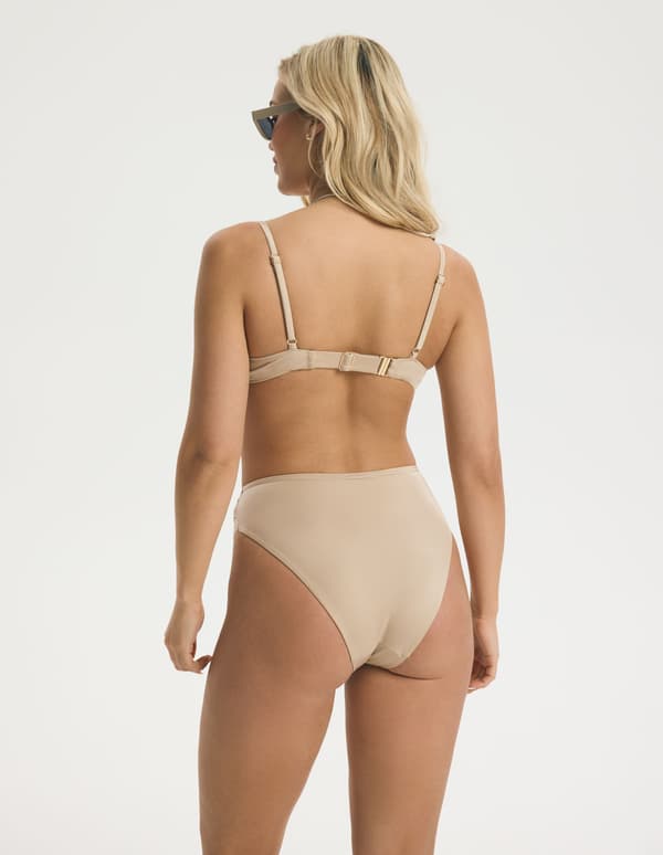 CANNES Esotiq Vadderad Bikinitopp | Beige 90D