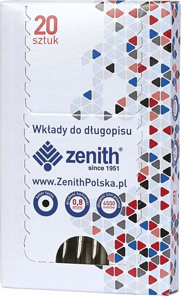 ZENITH 4 SORT 0,8 MM REFILL (20) 3231