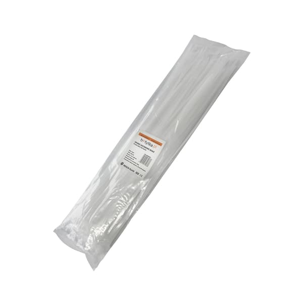 Tretytki kabelbindere - UV 4,8 x 380 mm, hvide