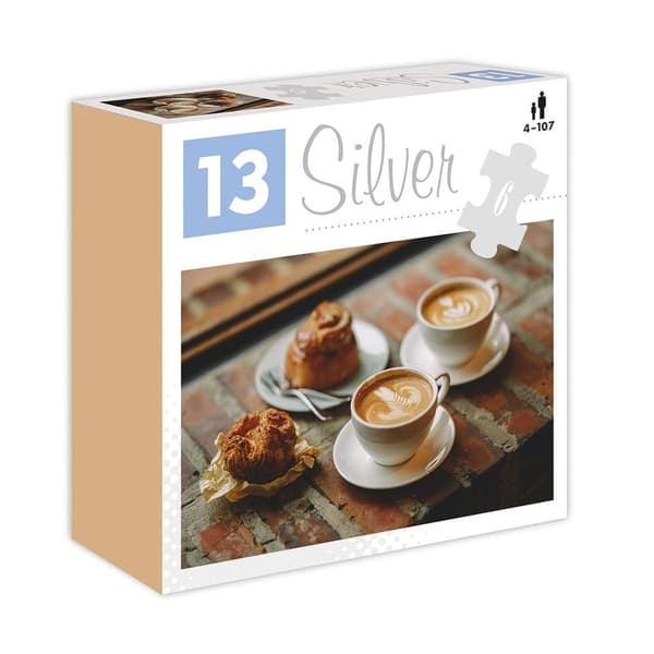 Puslespil 6 Kaffe og Kage Sølv ALEX