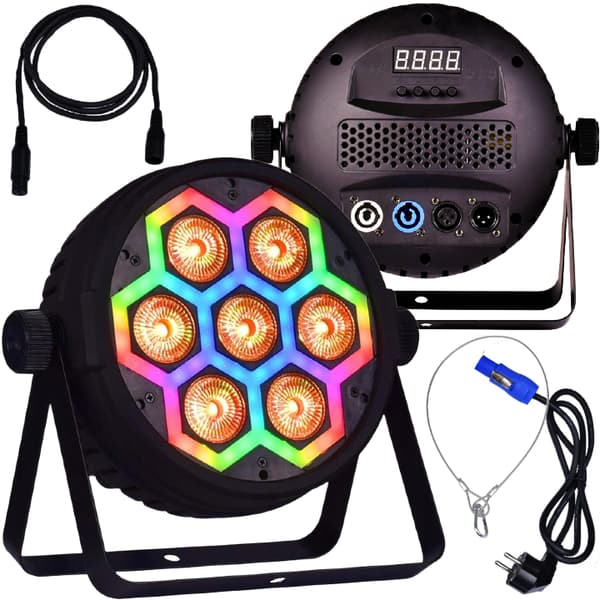 LIGHT4ME FRAME PAR 7x12 LED RGBW reflektor effekt