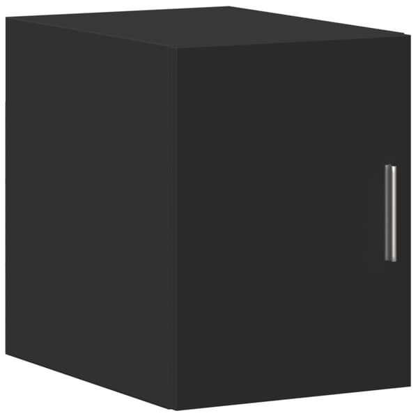 vidaXL vægskab sort 30x42,5x40 cm træbaseret materiale