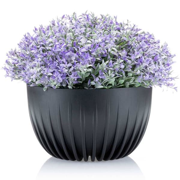 Strippet øko genbrugsblomsterpottesæt