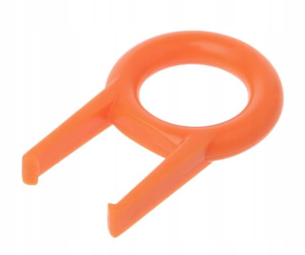 Nøglekapper med aftrækker, orange