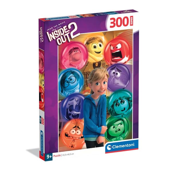 Superpuslespil med 300 brikker. Inside Out 2
