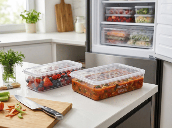 FREEZE REKTANGULÆR PLASTFRYSEBEHOLDER 2,4 L