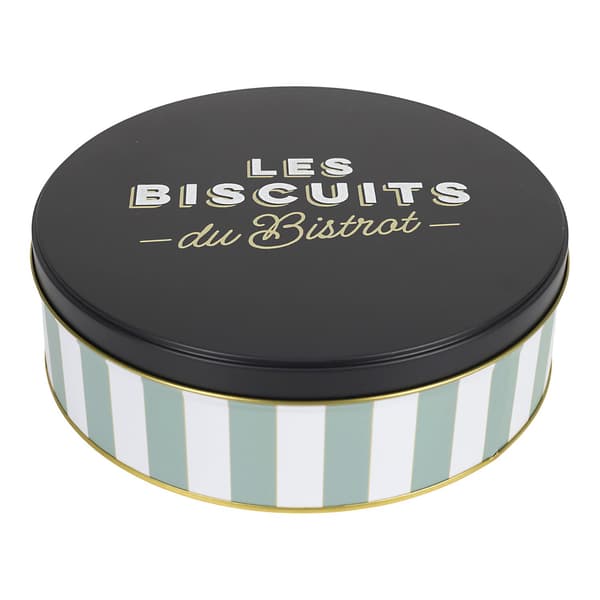 Bistrot kakform gröna ränder
