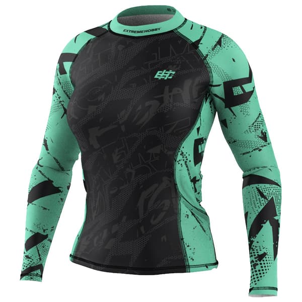 Langærmet rashguard til kvinder NEO S MINT