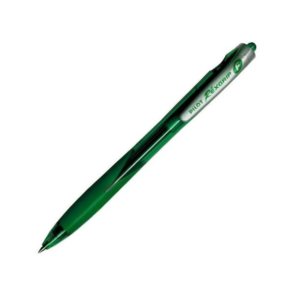 Pilot REXGRIP F Kulspetspenna. Oljefylld. Grön