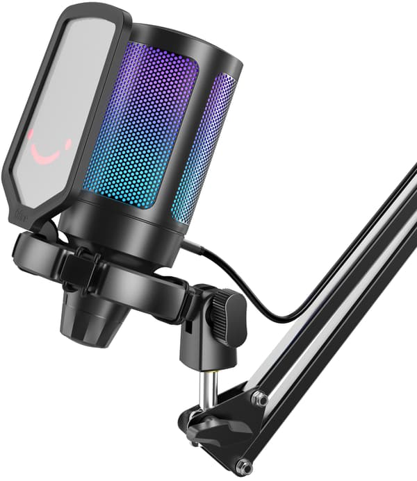 Fifine A6T USB musta kondensaattorimikrofoni