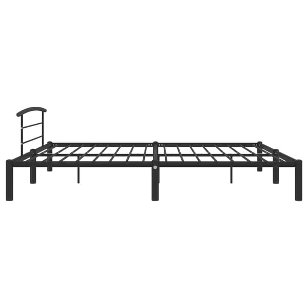 vidaXL sengestel sort metal 200 x 200 cm