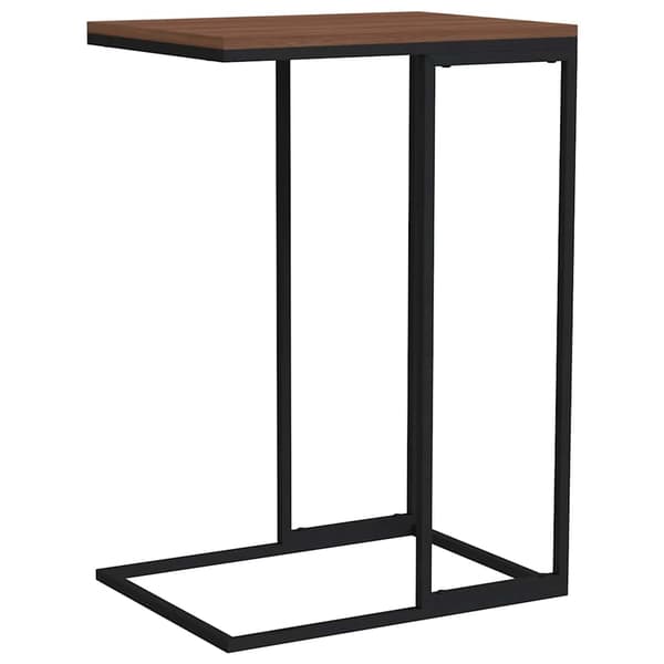 vidaXL sidebord, sort, 40x30x59 cm, træbaseret materiale