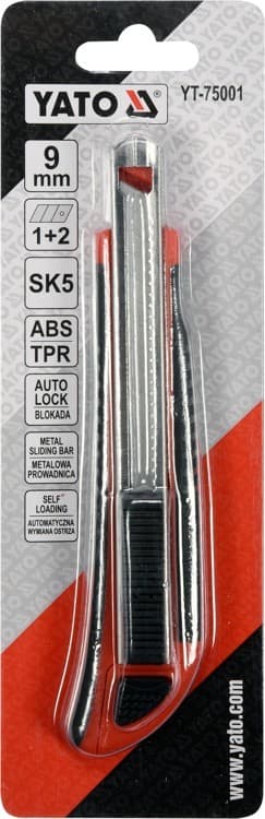 Kniv med knækbart blad 9 mm