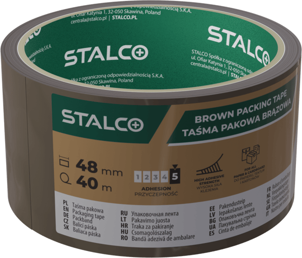 Stalco Packtejp 48x60m Brun S-38260