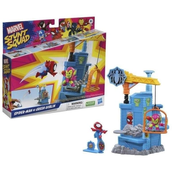 Marvel Spider-Man Stunt Squad Figur Set