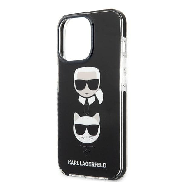 Karl Lagerfeld Karl&Choupette Head-etui til iPhone 13 Pro Max, sort