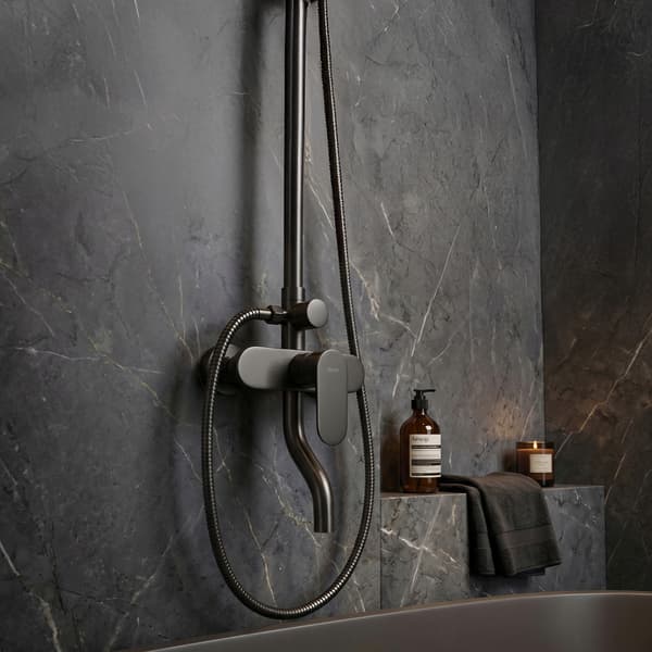 Synligt duschset med pip Tytan Shower Drop Rea
