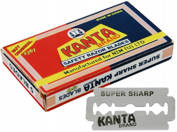 Kanta barberbladssæt 100 stk. holdbare præcisionsbarberblade